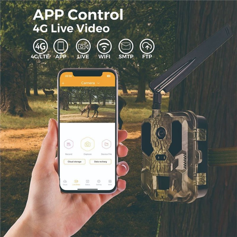 Hunting Outdoor Shows - Y47A Outdoor 4G 120MP 4K Live-Show