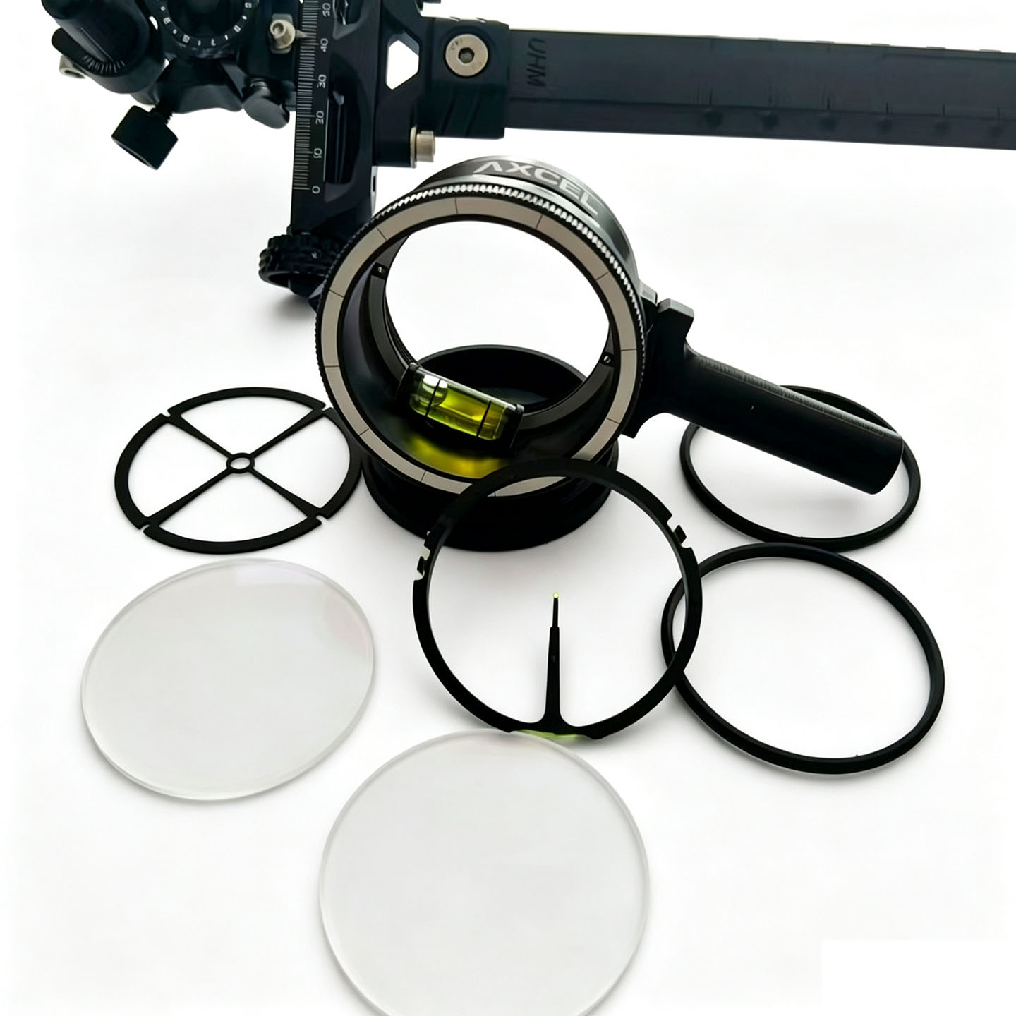 Hunting Bow Compound - AV31/AV41 Ein-Pin-Compound-Bogensicht, Bogenschieß-Zielfernrohr mit 6X- und