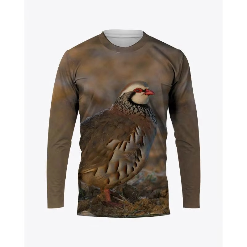Hunting Quail - Camouflage Jagd Tiere Wachtel Grafik T