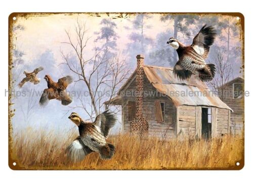 Hunting Quail - Wandkunst für den Innenbereich, Wachteljagd, Vogel,