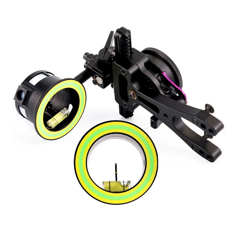 Hunting Bow Compound - Bogenschießen Compoundbogen-Visier Eddie 1-Pin Zielvisier Schnell