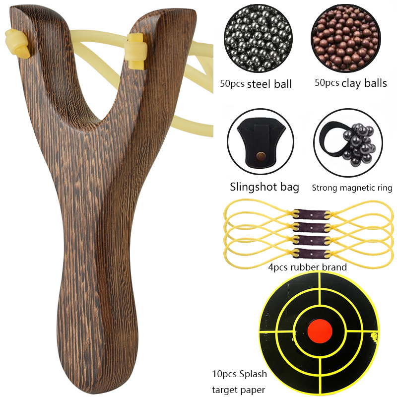 Outdoor Hunting Launcher - Traditionelle hölzerne Schleudern im Freien Schieß