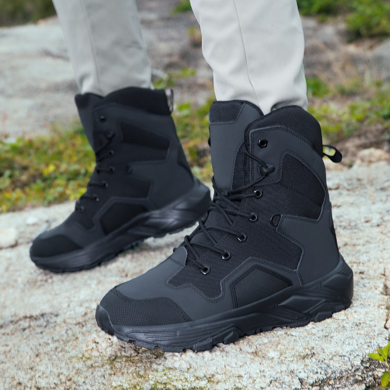 Wildman Hunting & Outdoor Price List - Herren Taktische Stiefel mit Schnürung, Robuste
