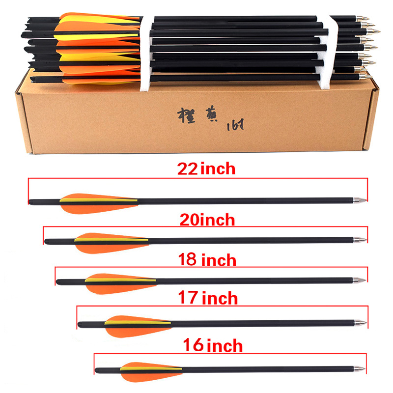 Hunting Bow Compound - 12 Stücke 16/17/18/20/22 Zoll Bogenschießen carbon