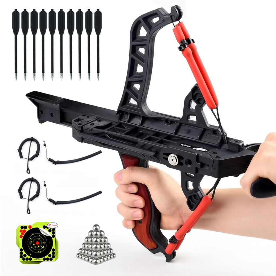 Hunting Bow Compound - 30-60 LBS Laser-Zielvorrichtung, 7-Runden-Compoundbogen und Pfeilhalterung,