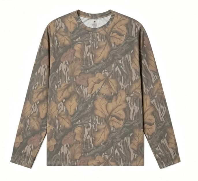 Camo-Langarm-T-Shirt mit Baumb – Hunting & Outdoor Supplies Vanderbijlpark Photos Bewertung und Preis